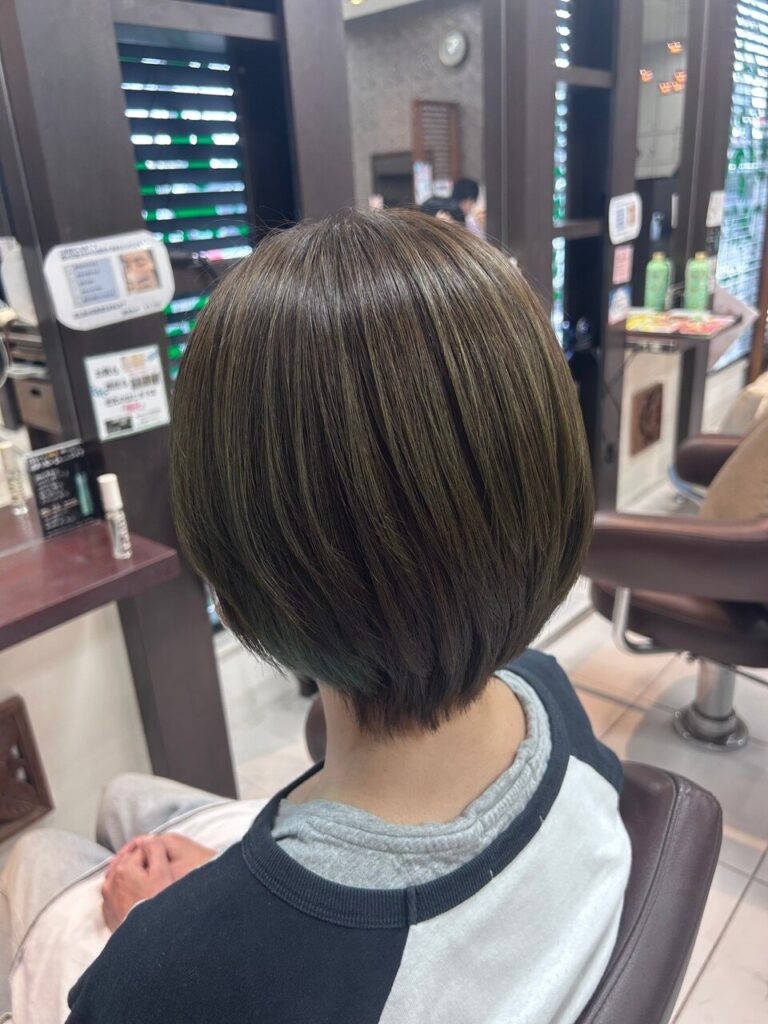 【CLiC鎌取店】赤みを抑えて透明感、オリーブカラー